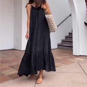 Anthropologie Malika Gauze Dress XXS Boho Beachy Flowy cotton